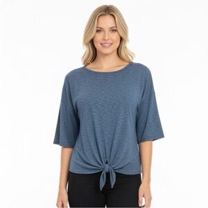 CAUTION to the wind blue Medium top